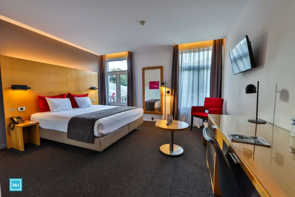 Best hotels in Liège for Droplets 2025: Single room at Hotel de la Couronne